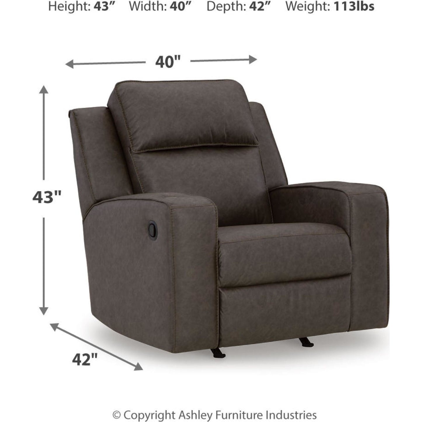 Fauteuil inclinable à bascule Lavenhorne