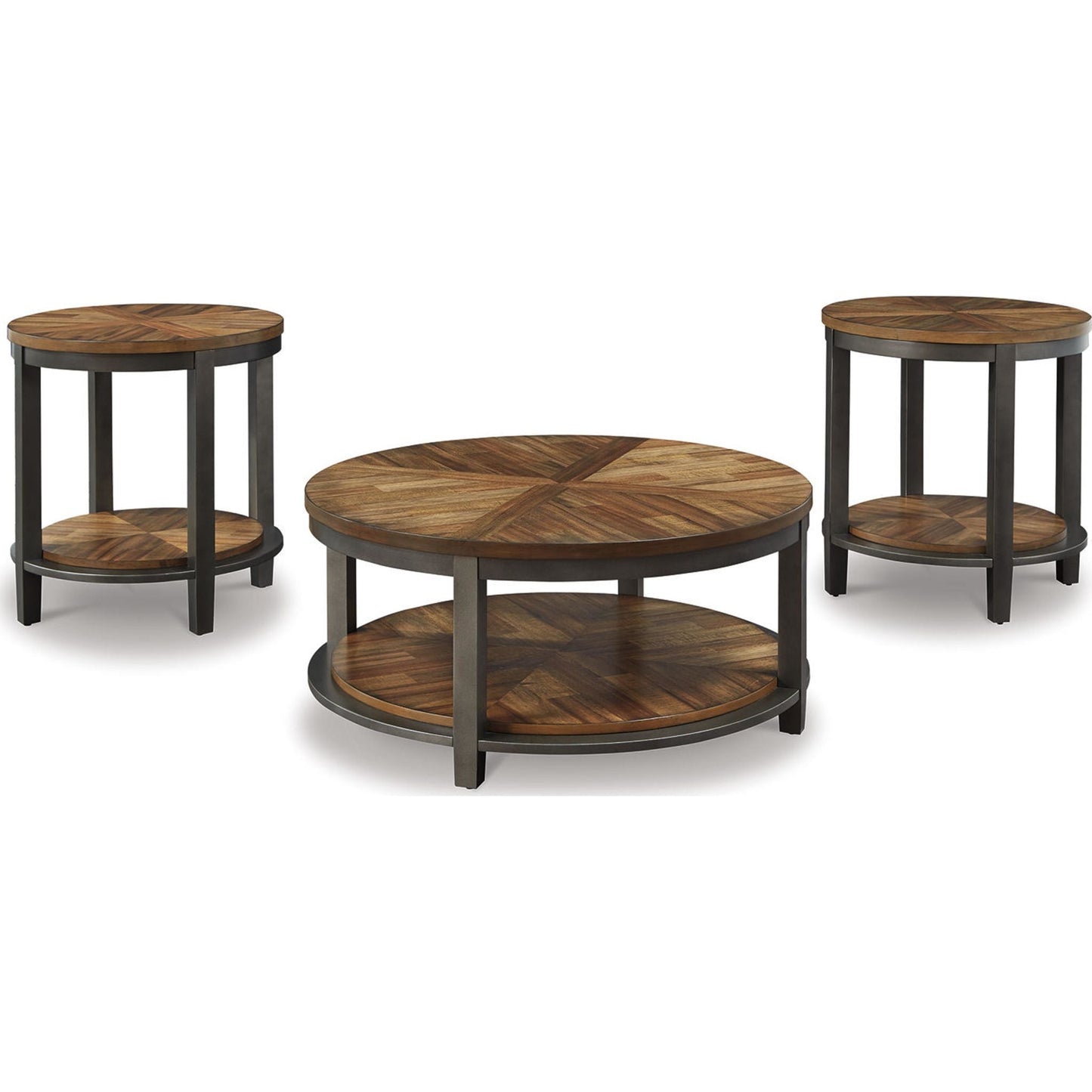 Ensemble de 3 tables d'appoint Roybeck