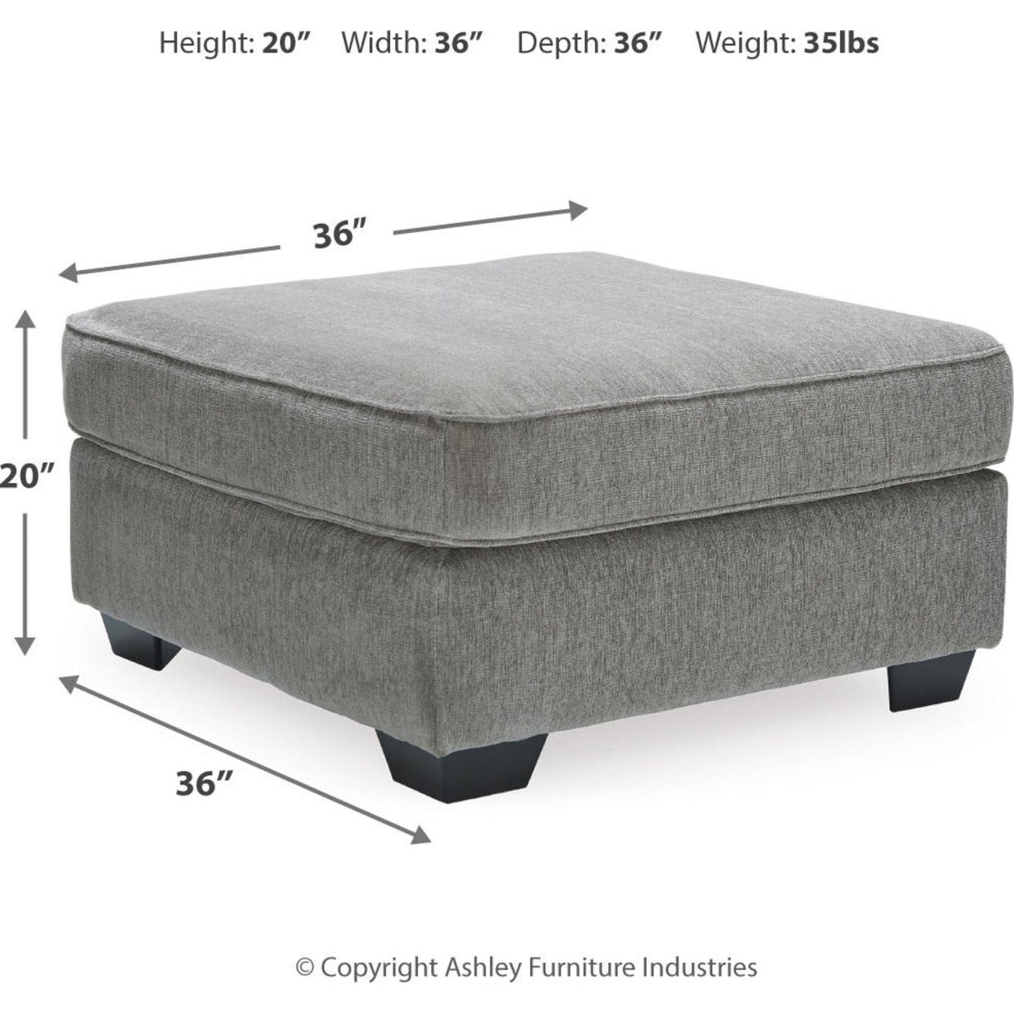 Pouf d'appoint surdimensionné Altari