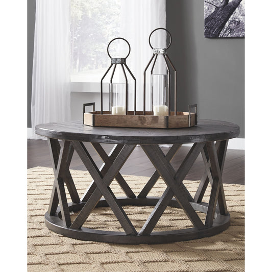 Table basse ronde Sharzane