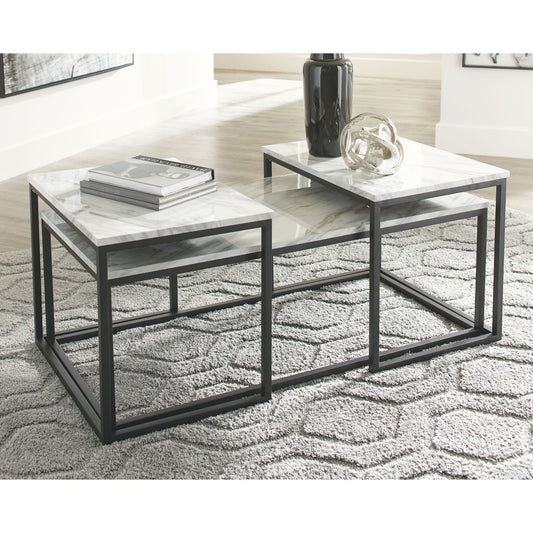 Ensemble de tables d'appoint Donnesta (ensemble de 3)