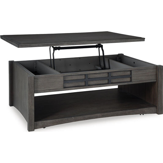 Table basse Montillan avec plateau relevable