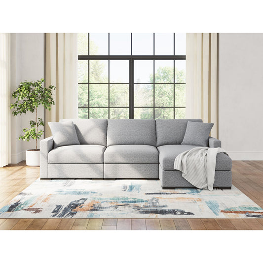 Canapé d'angle modulaire 3 pièces avec méridienne, exclusivité Omaha