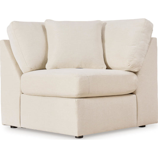 Canapé d'angle modulaire Modmax 8 pièces avec double méridienne, consoles audio et de rangement