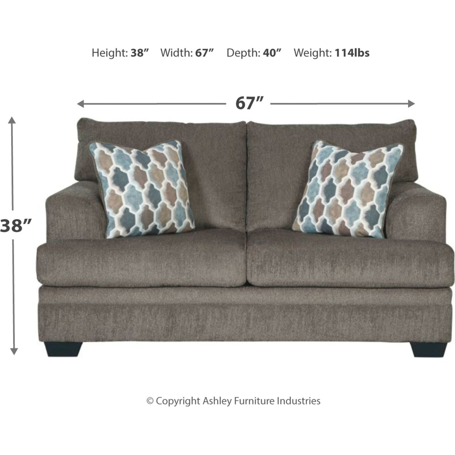 Canapé deux places Dorsten