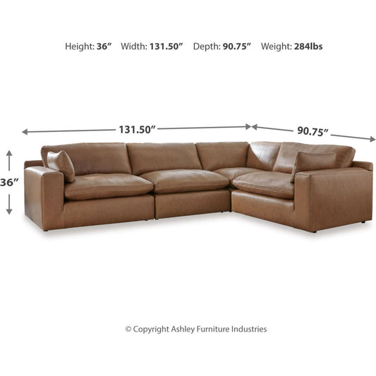 Collection Emilia Cloud, canapé d'angle modulaire 4 pièces
