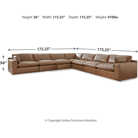 Collection Emilia Cloud, canapé d'angle modulaire 7 pièces
