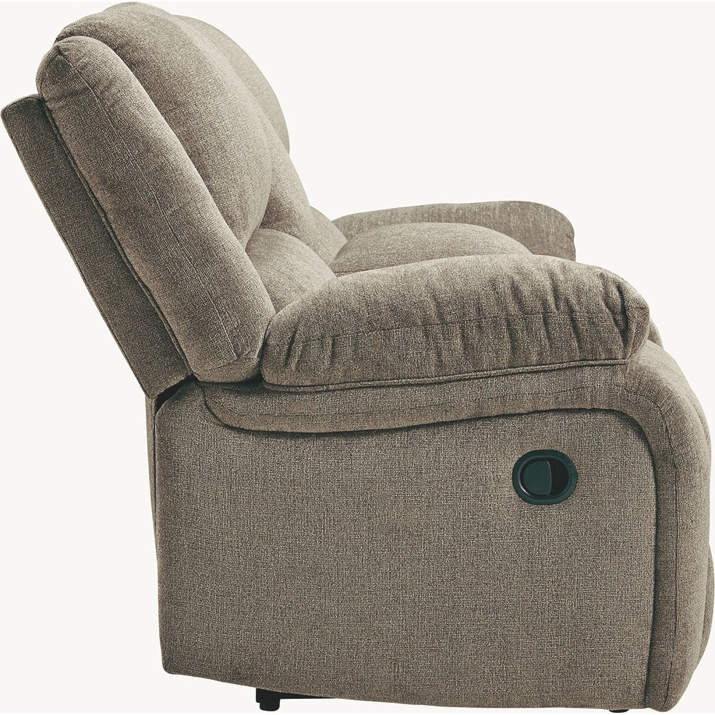 Canapé inclinable deux places Draycoll avec console