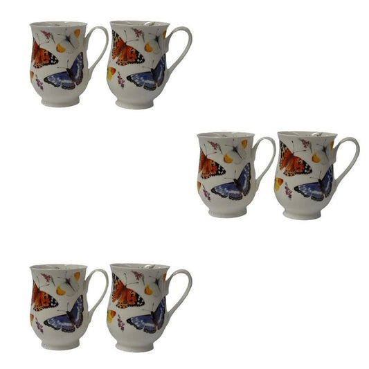 Mug Roy Kirkham Eleanor Jardin de Papillons (Lot de 6)