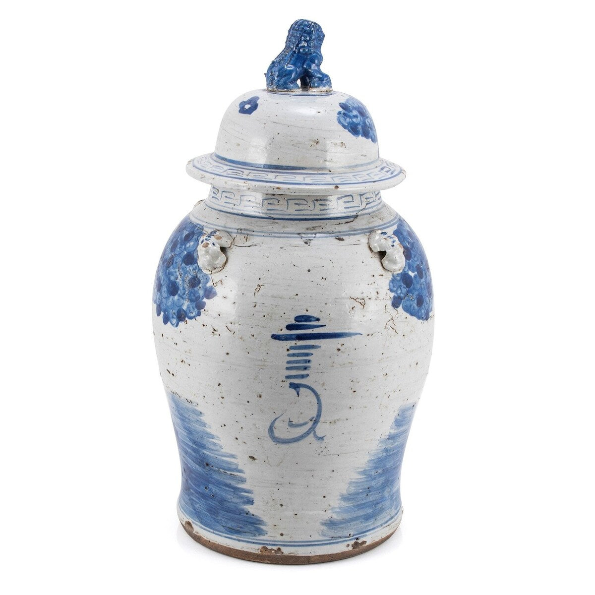 Jarre vintage à motif d'enfants enchantés - Grand modèle