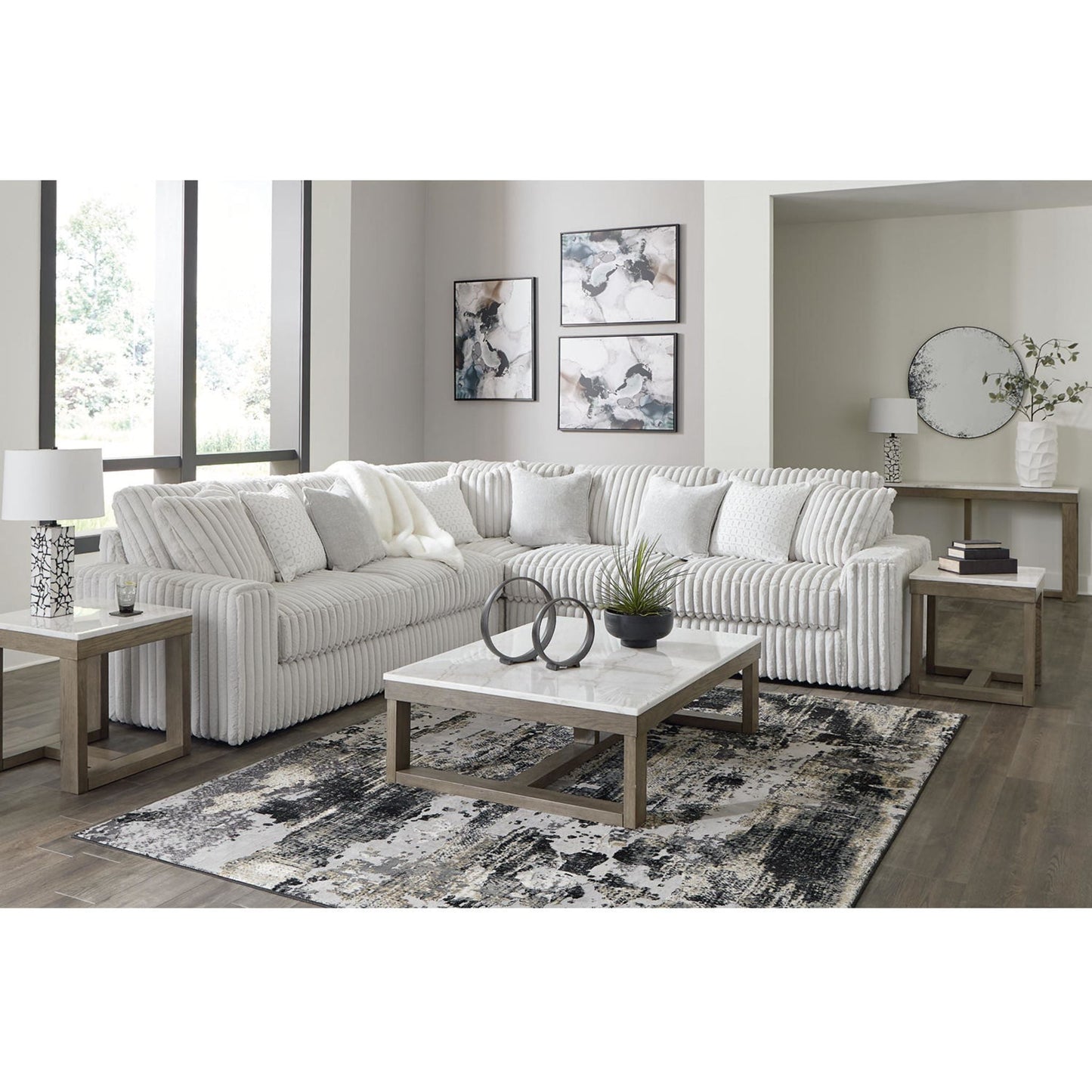 Magnifique canapé d'angle 3 pièces