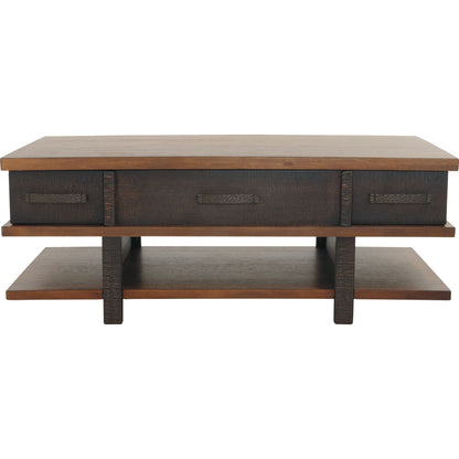 Table basse Stanah avec plateau relevable