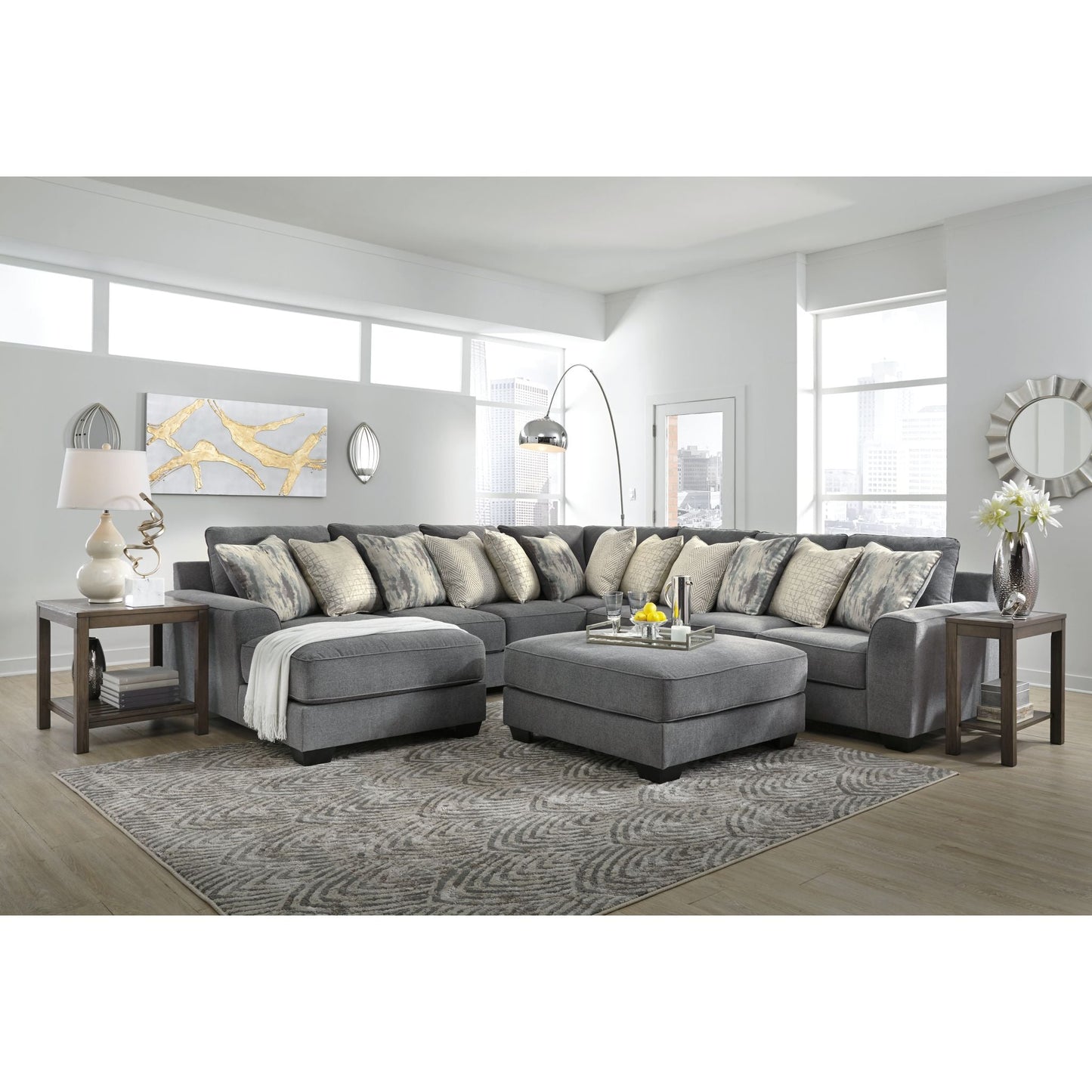 Canapé d'angle 4 pièces exclusif Castano