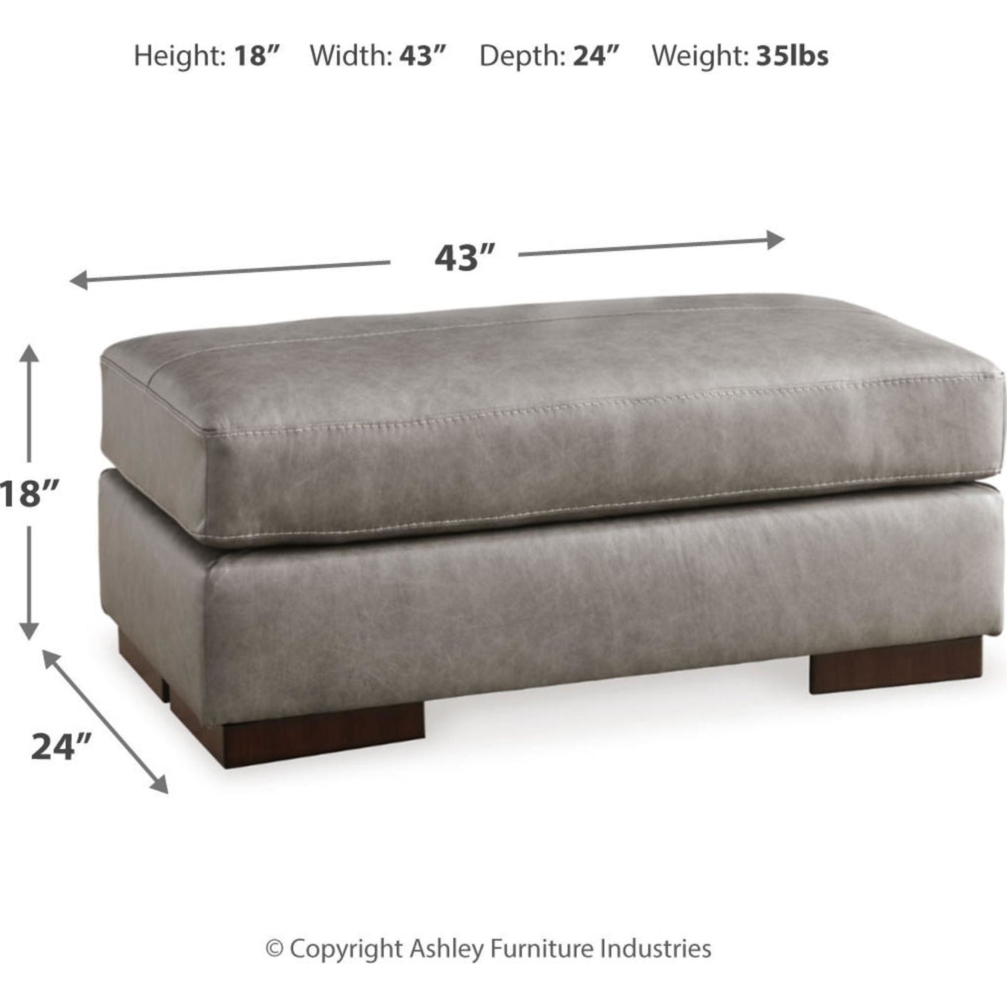 Lombardie - Ottoman exclusif