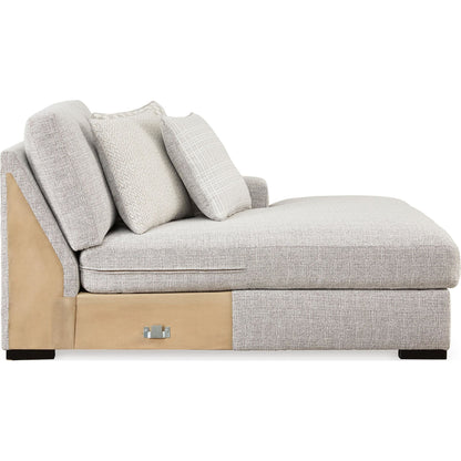 Canapé d'angle 5 pièces exclusif Larce avec méridienne