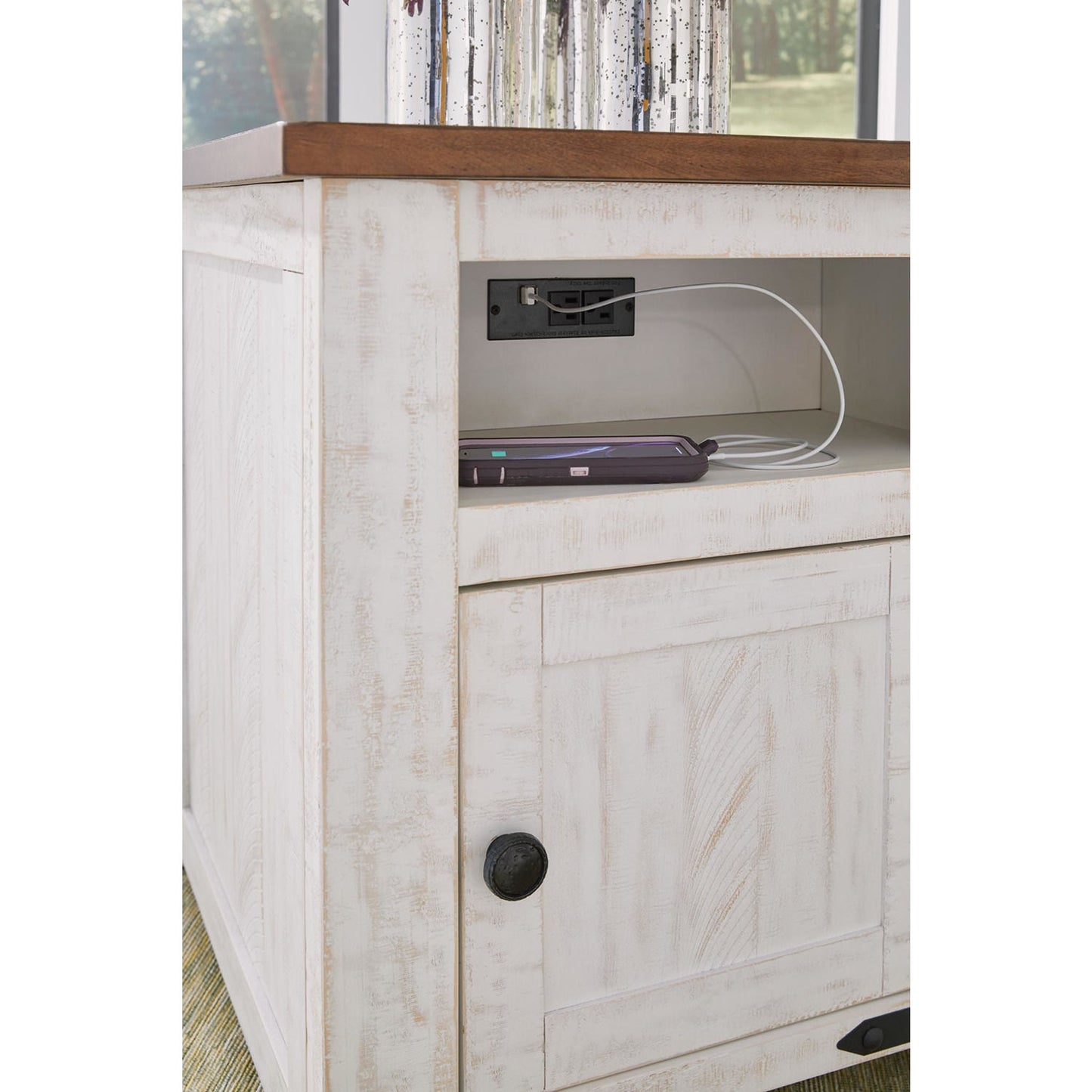 Table d'appoint rectangulaire Wystfield