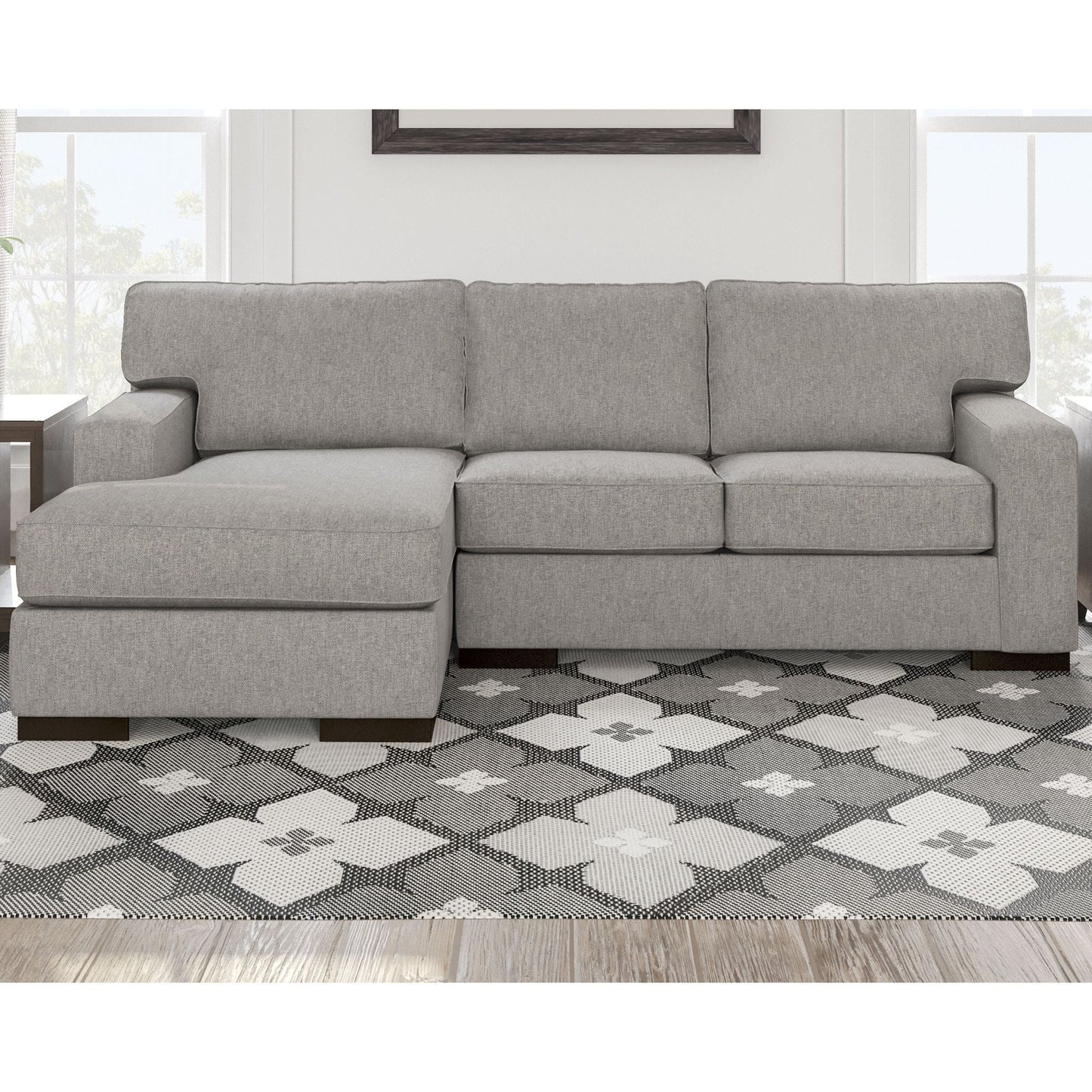 Canapé d'angle 2 pièces exclusif Ashlor