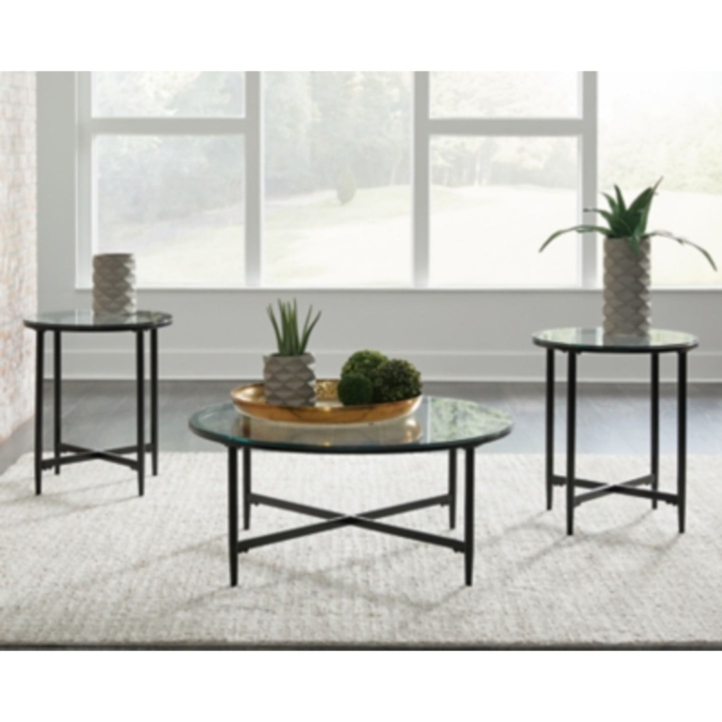 Ensemble de tables d'appoint Stetzer (ensemble de 3)