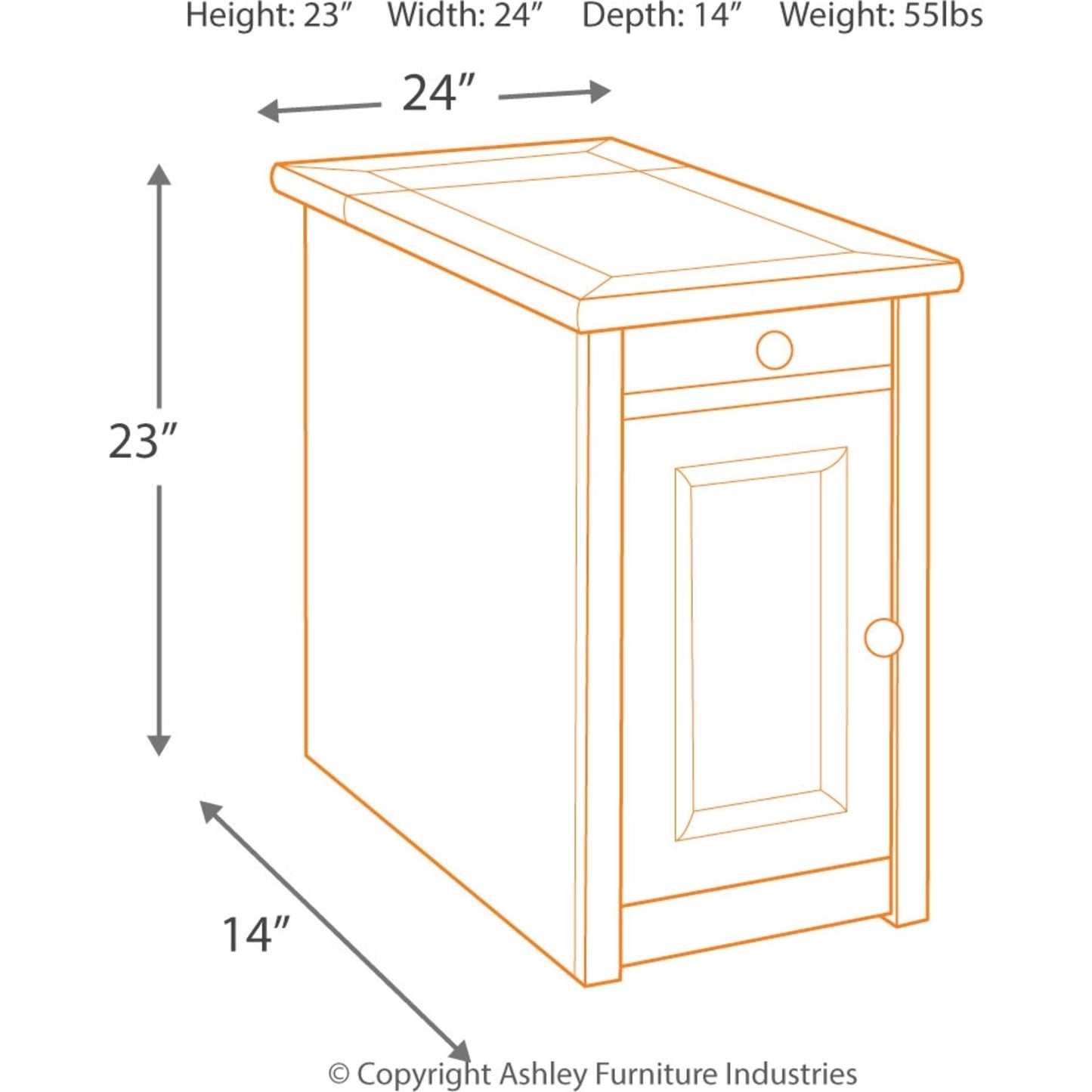 Table d'appoint Tyler Creek
