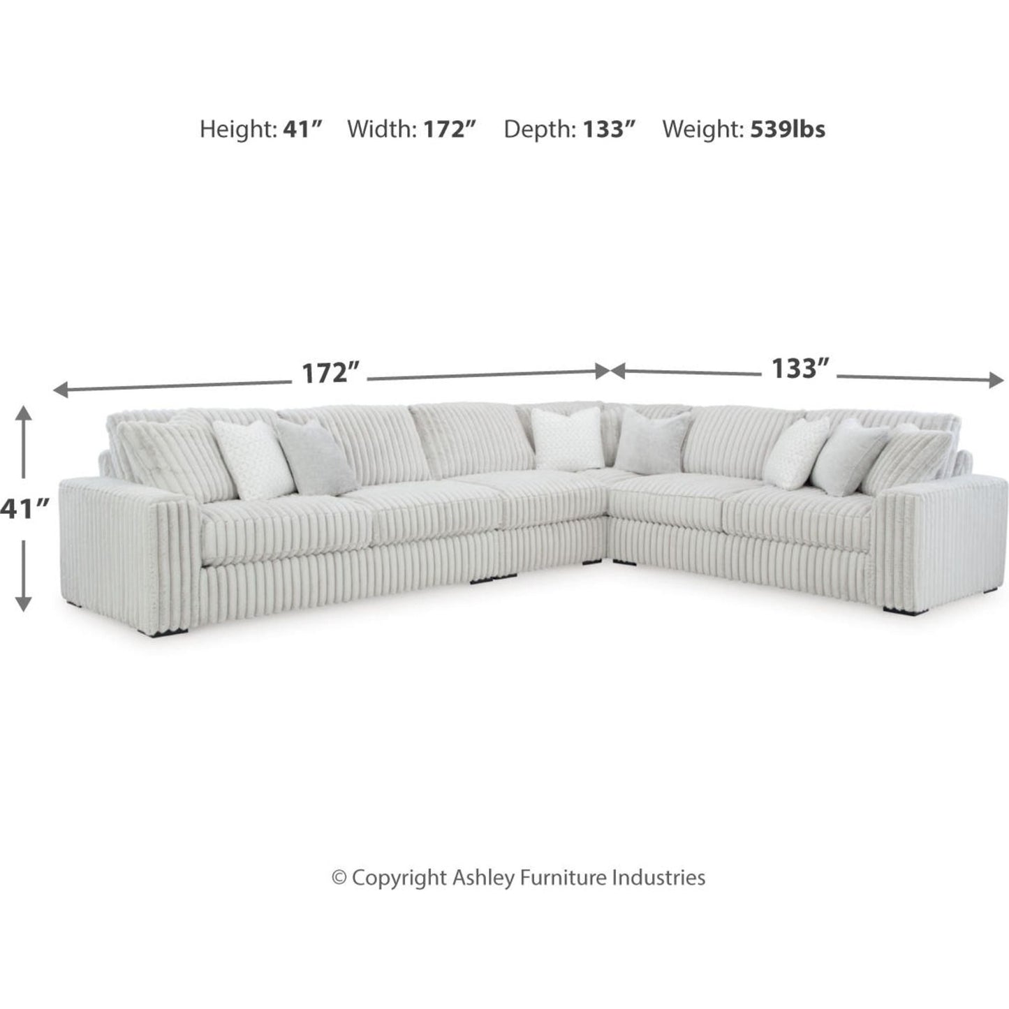 Magnifique canapé d'angle 4 pièces