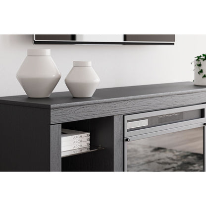 Meuble TV Cayberry avec cheminée