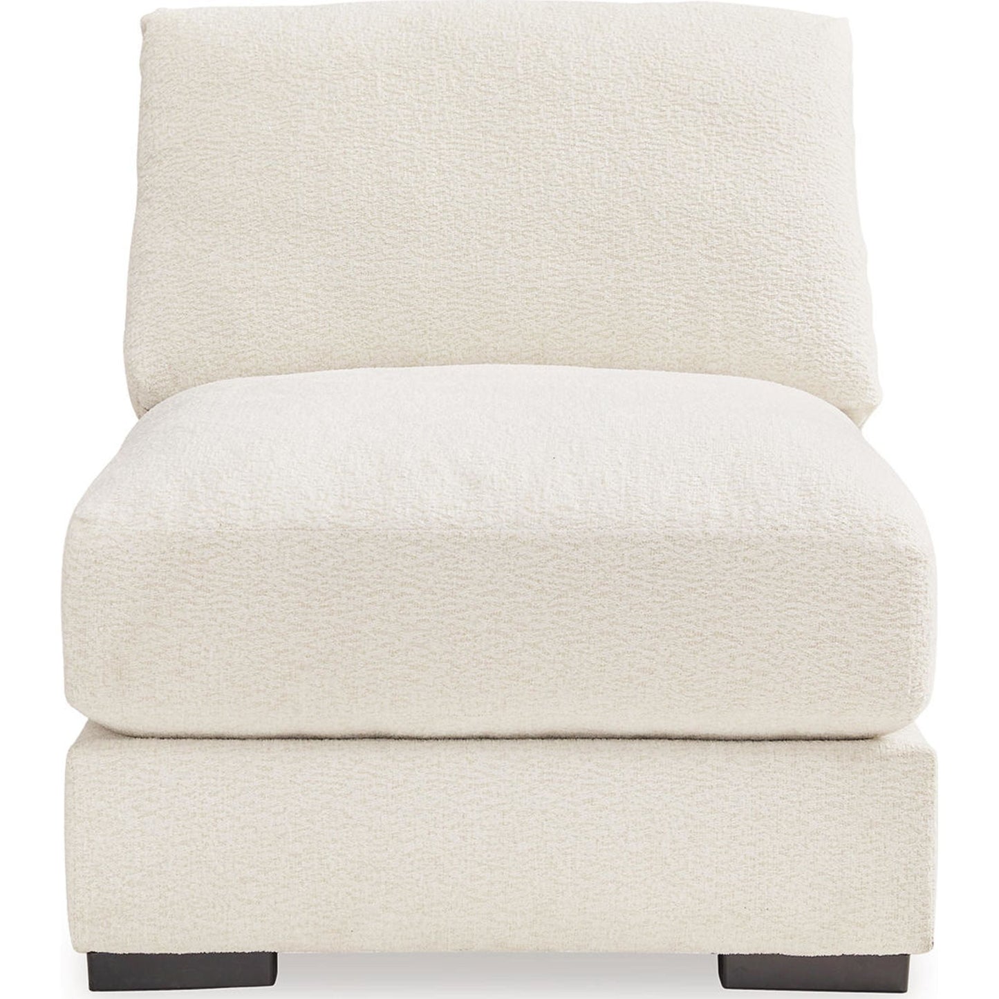 Canapé d'angle modulaire 6 pièces Elissa Court exclusif avec méridienne