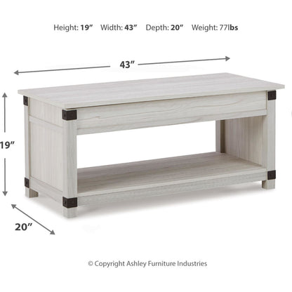 Table basse rectangulaire relevable Bayflynn