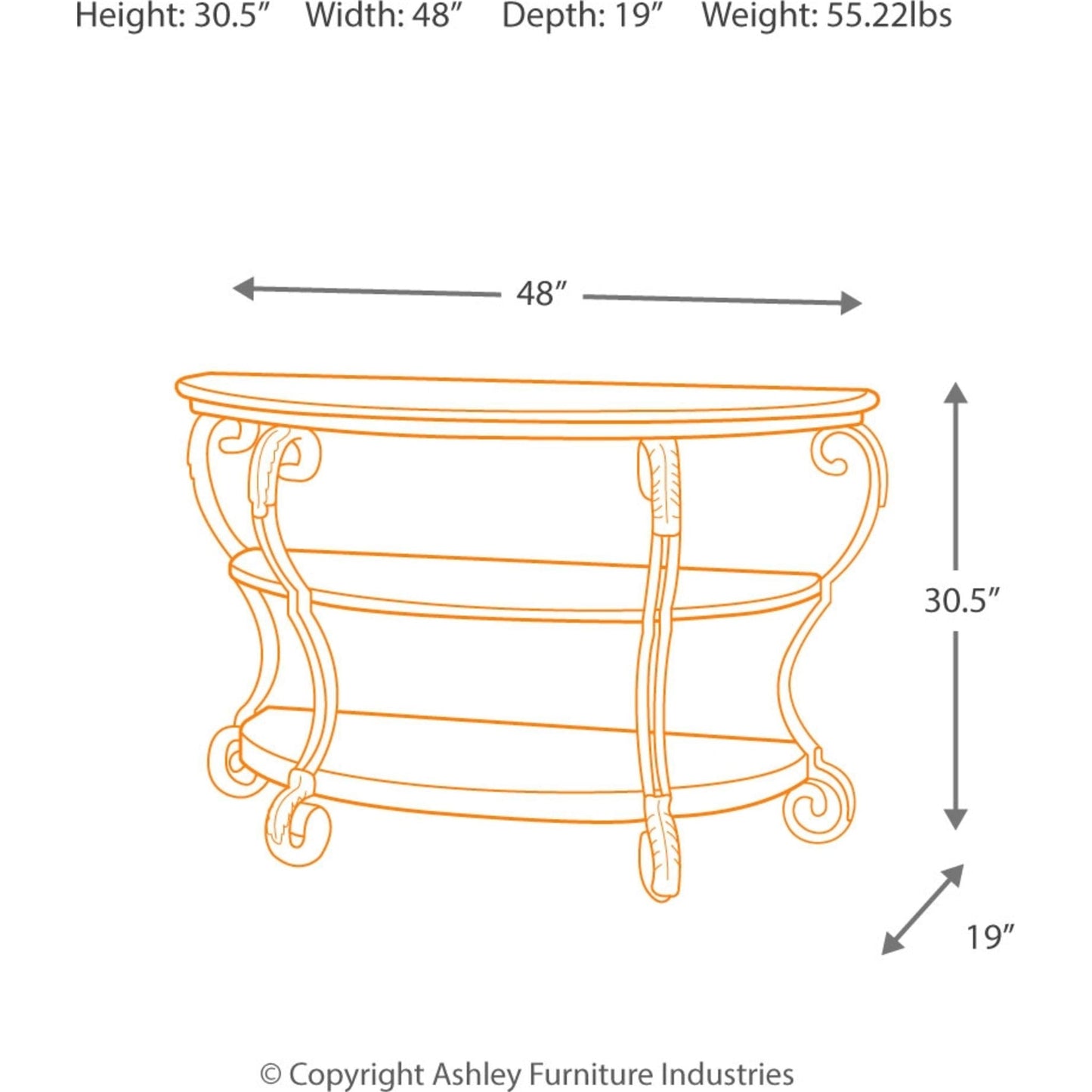 Table console Nestor