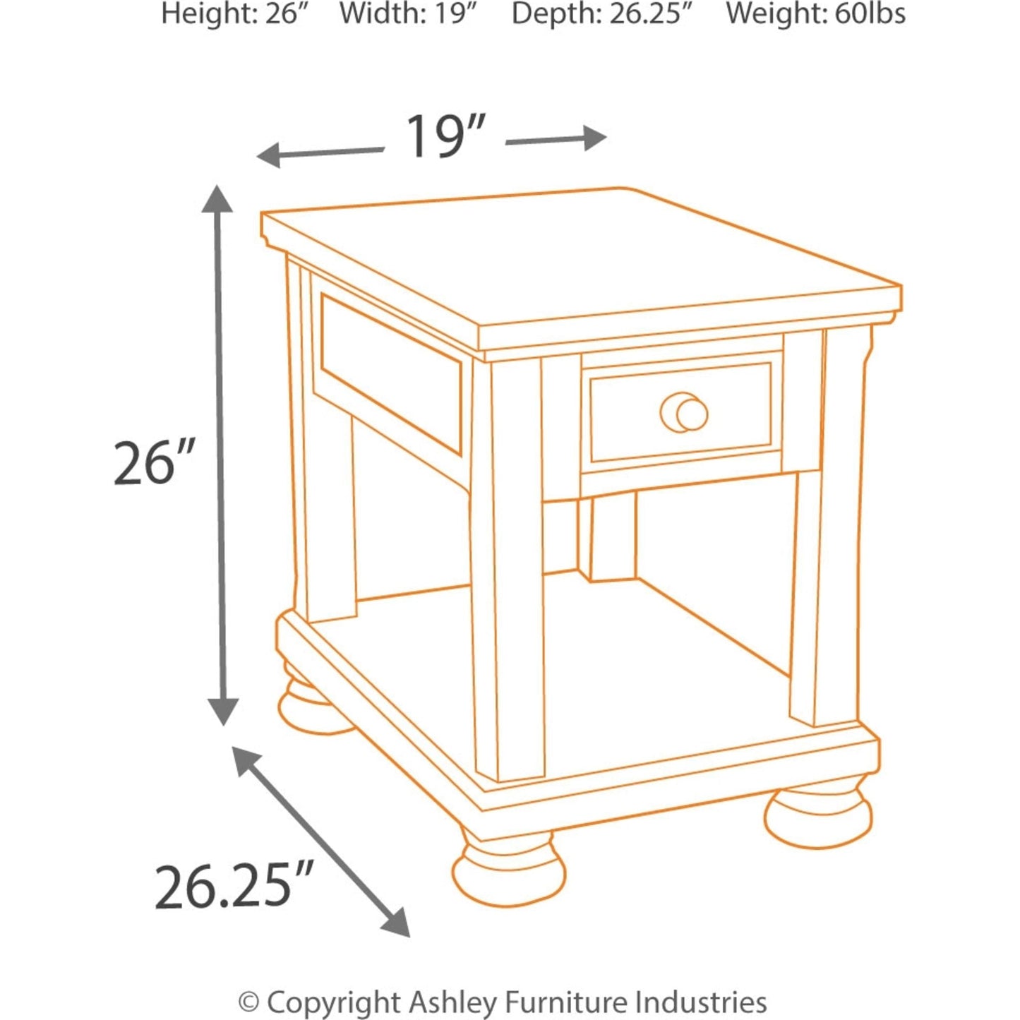 Table d'appoint Porter