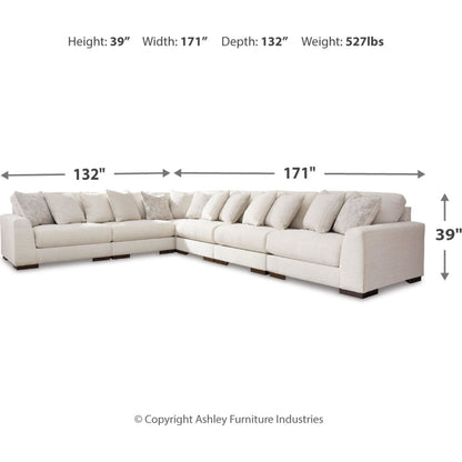 Lyndeboro - Canapé d'angle modulaire 6 pièces exclusif