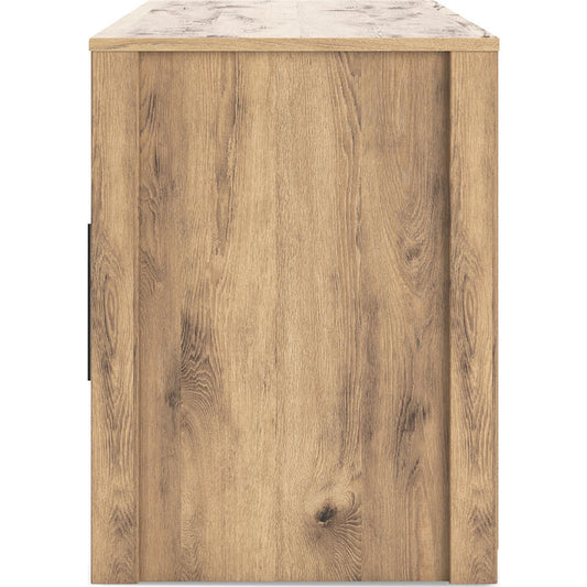 Meuble TV Hyanna avec cheminée