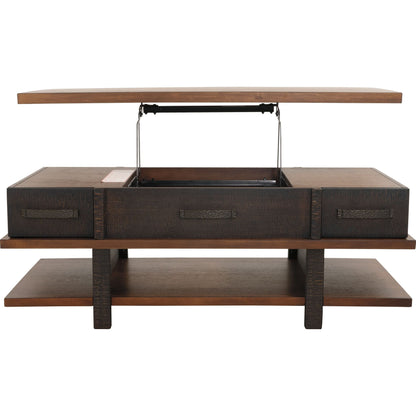 Table basse Stanah avec plateau relevable