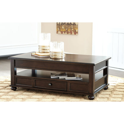 Table basse Barilanni avec plateau relevable