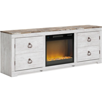 Meuble TV Willowton avec cheminée