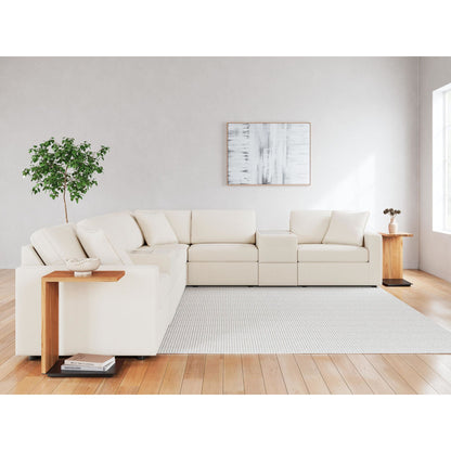 Canapé d'angle modulaire Modmax 8 pièces avec consoles de rangement