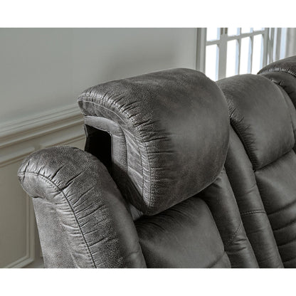 Canapé inclinable électrique Soundcheck avec console et tête réglable