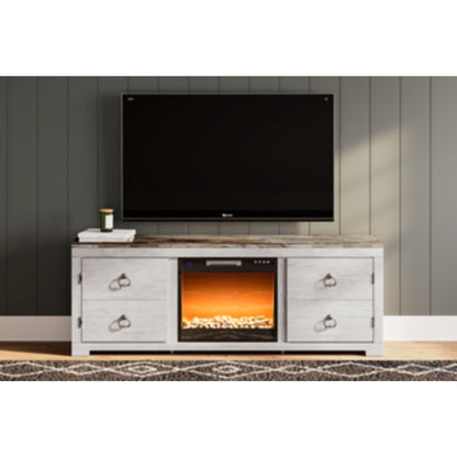 Meuble TV Willowton avec cheminée