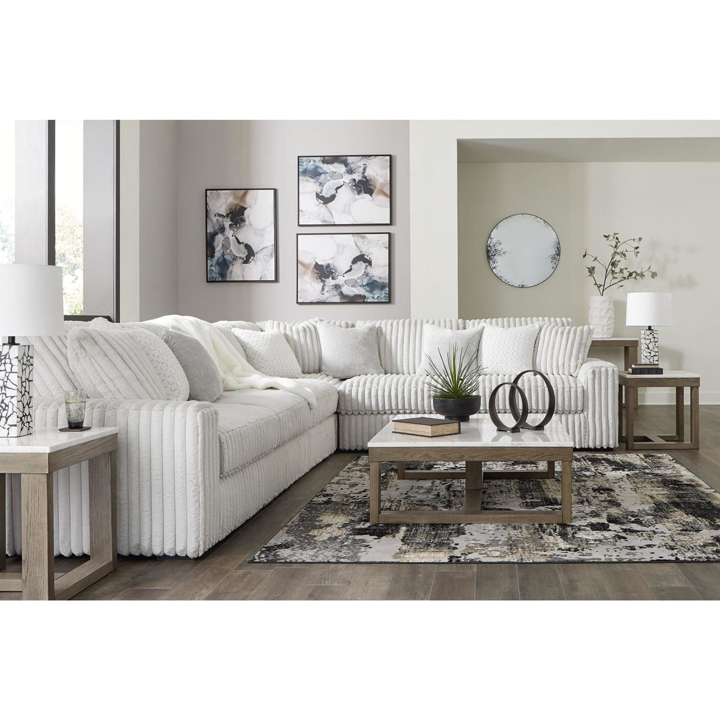 Magnifique canapé d'angle 4 pièces