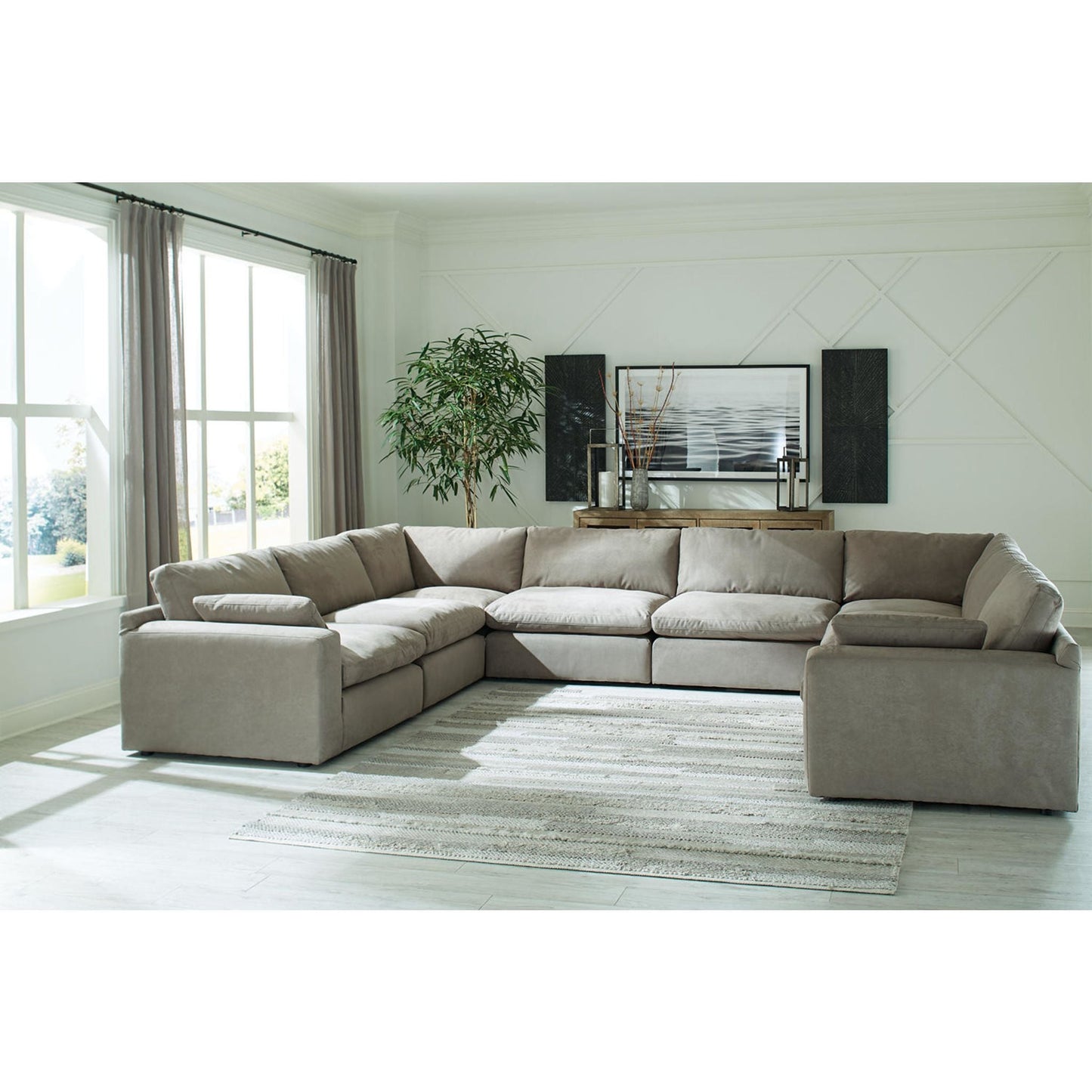 Canapé d'angle Gaucho nouvelle génération 8 pièces