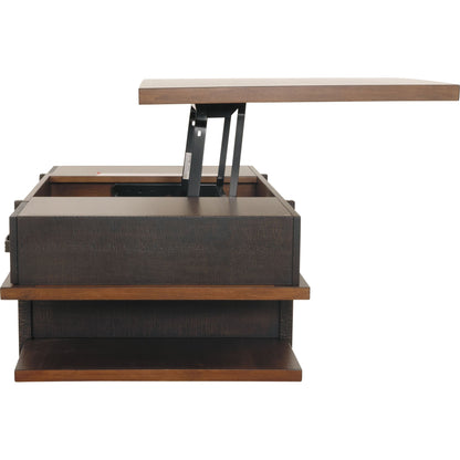 Table basse Stanah avec plateau relevable