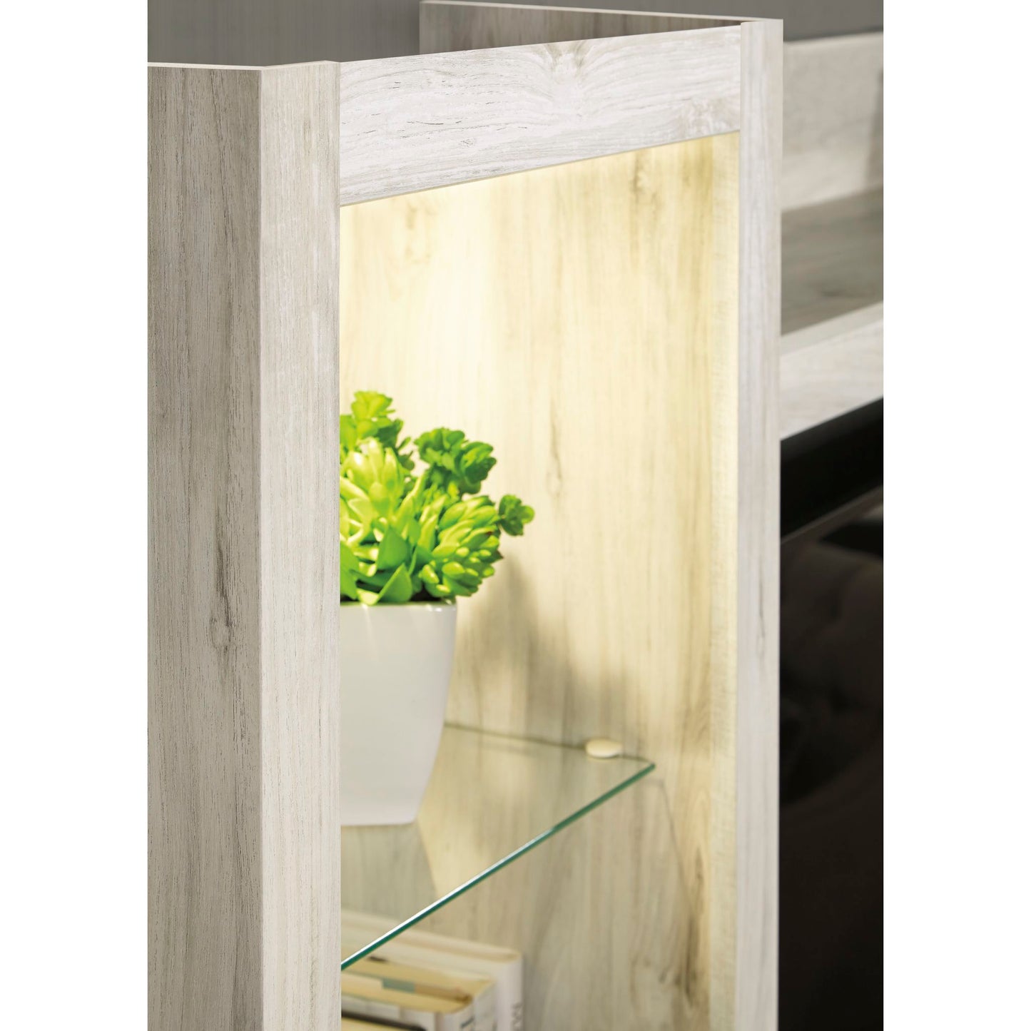 Meuble TV Bellaby avec cheminée