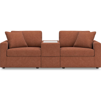 Canapé d'angle modulaire Modmax 3 pièces avec console