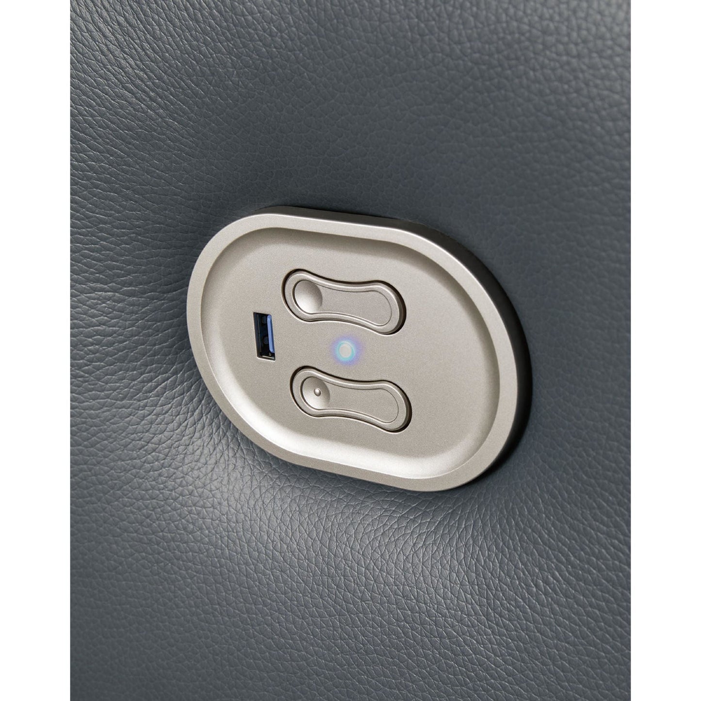 Fauteuil inclinable électrique Mindanao avec console et appui-tête réglable