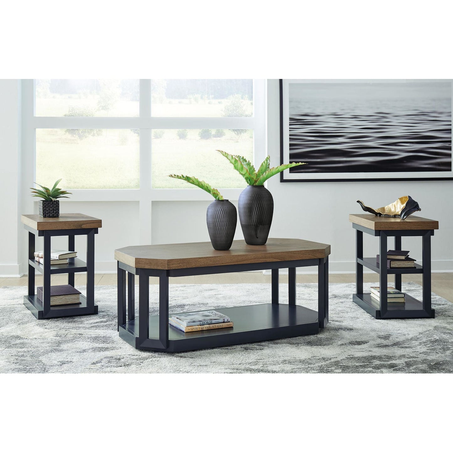 Ensemble de tables d'appoint Landocken (ensemble de 3)