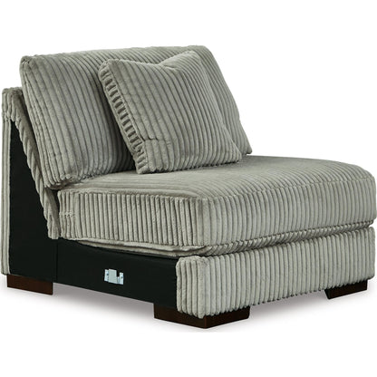 Canapé d'angle Lindyn 5 pièces avec méridienne