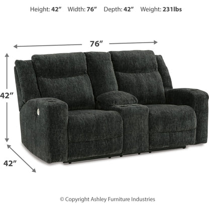 Canapé inclinable électrique Martinglenn avec console