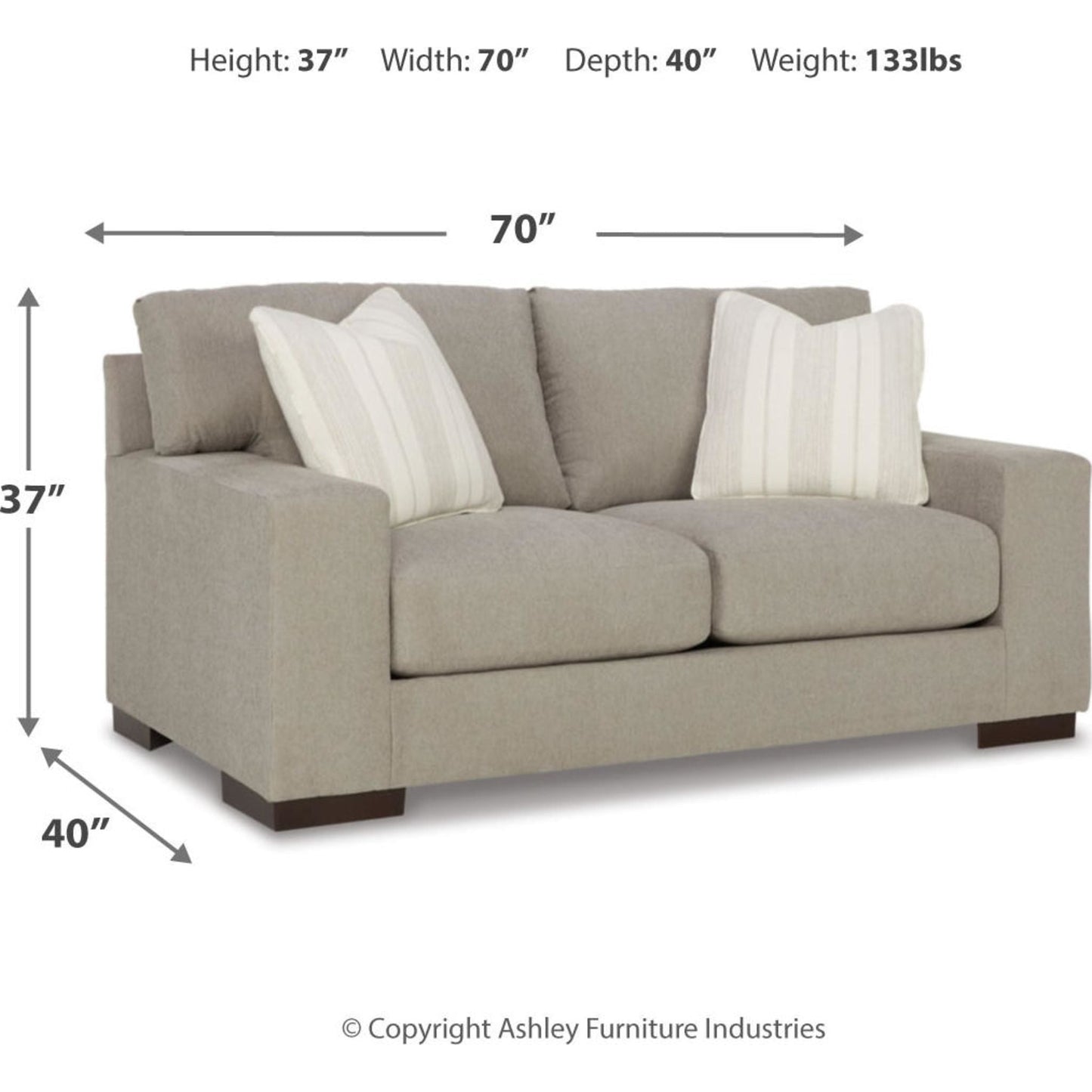 Canapé deux places Maggie