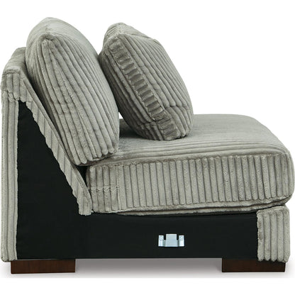 Canapé d'angle Lindyn 6 pièces avec méridienne