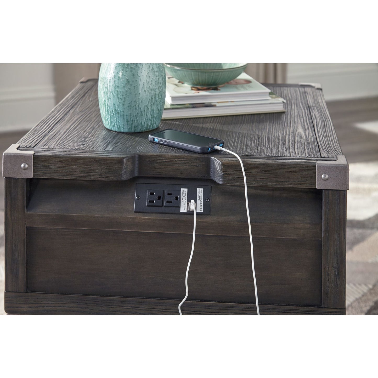 Table basse Todoe avec plateau relevable