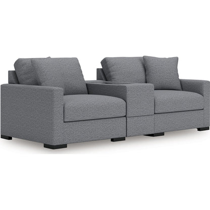 Canapé d'angle modulaire 3 pièces exclusif à Omaha avec rangement